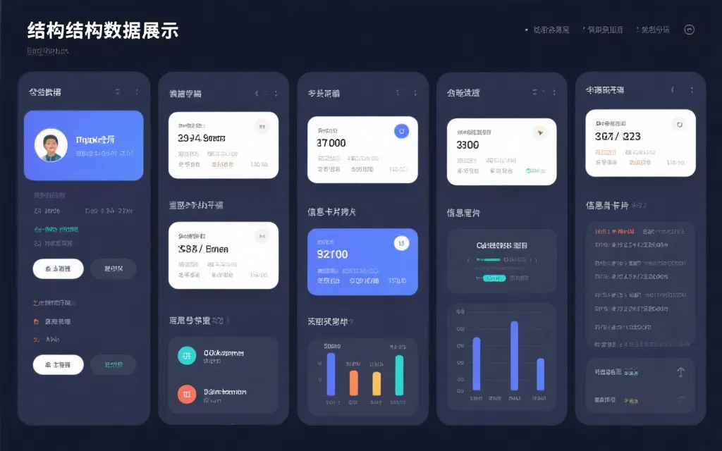 数据结构化信息展示